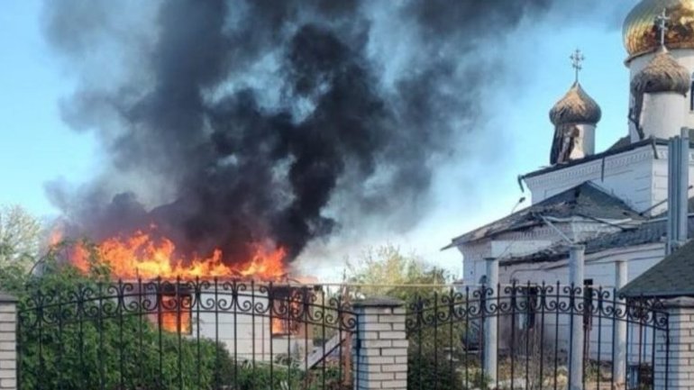 У Вільнянську росіяни пошкодили храм УПЦ МП - фото 1