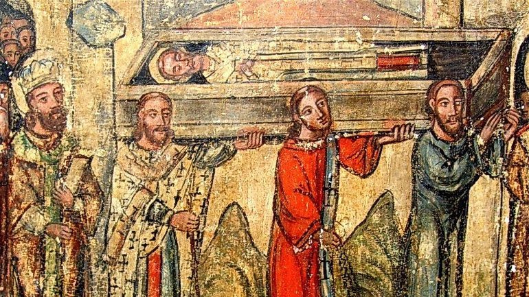 Перенесення мощей св. Миколая. сер. XVII ст. з церкви Покрови в с. Млини - фото 1