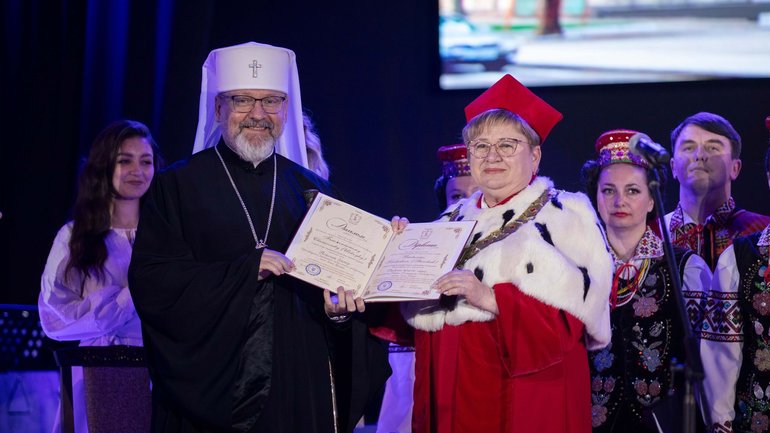 Глава УГКЦ отримав звання доктора Honoris Causa Дрогобицького державного педагогічного університету імені Івана Франка - фото 1