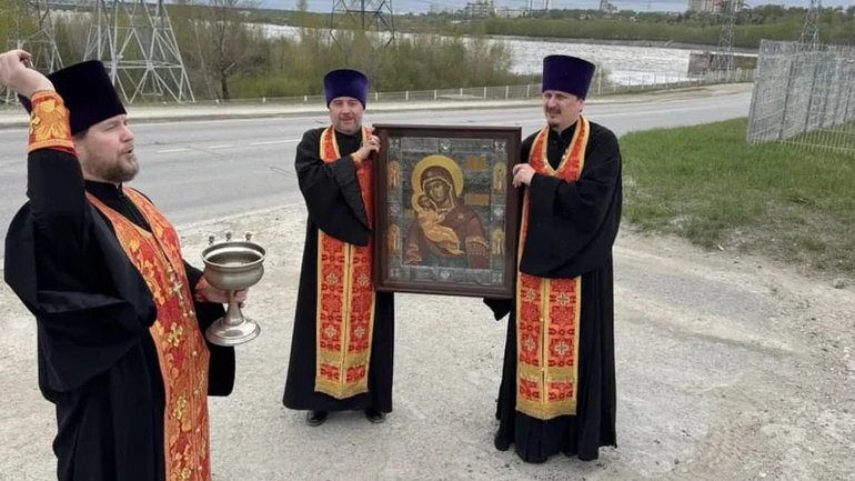 Священики РПЦ із іконою «захищали» Перм від безпілотників - фото 1