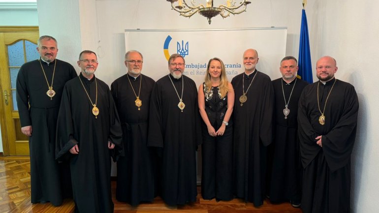 Посол України в Іспанії провела зустріч з Главою УГКЦ та єпископами Постійного Синоду - фото 1