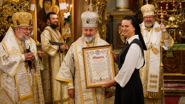 Глава УГКЦ привітав Сестер милосердя св. Вінкентія із 100-річчям їхньої діяльності в Україні - фото 1