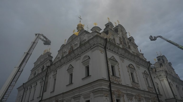 Пошкоджений Успенський собор внаслідок російської атаки в ніч на 15 червня 2026.  - фото 1