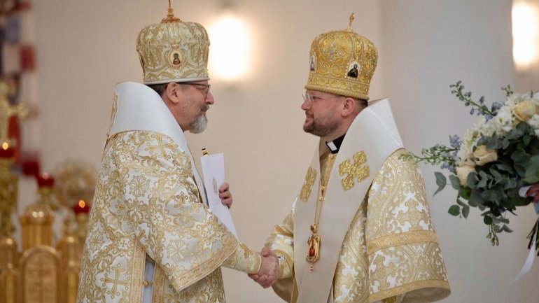 Глава УГКЦ привітав владику Степана Суса із 20-річчям священства - фото 1