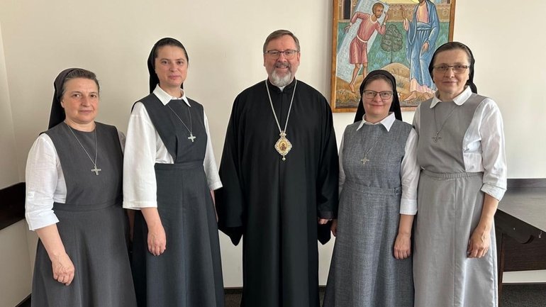 Глава УГКЦ зустрівся з новообраною управою Згромадження сестер милосердя святого Вінкентія - фото 1