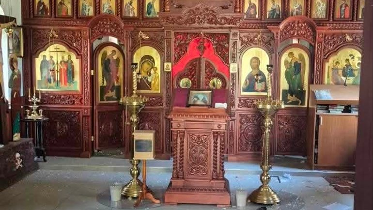 В Киеве в результате российского обстрела пострадал храм иконы Казанской Божьей Матери - фото 1