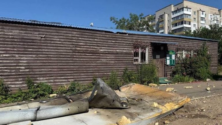 В окупованому Бердянську дрон пошкодив храм РПЦ - фото 1