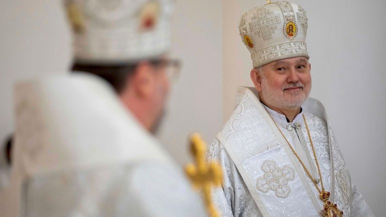 Глава УГКЦ привітав владику Йосифа Міляна з 70-річчям - фото 1