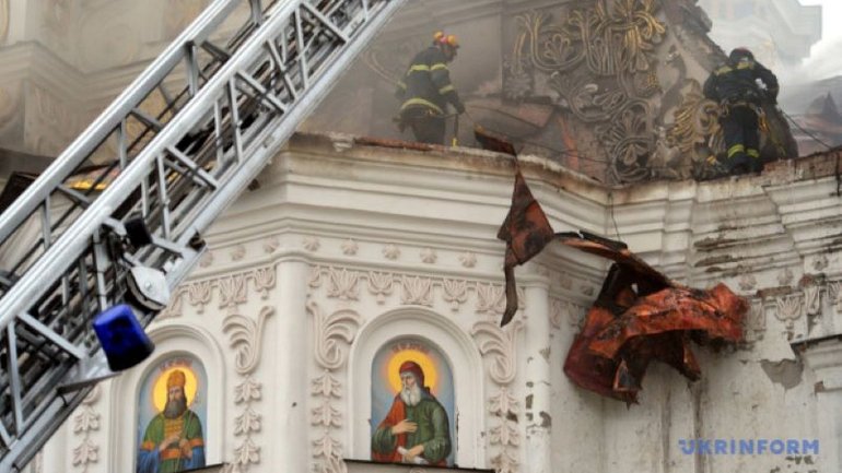 Успенському собору лаври повернули світло після атаки 15 червня - фото 1