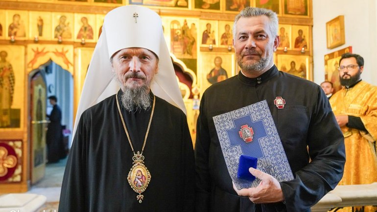Очільник Білоруської ПЦ нагородив орденом протодиякона, який воював проти України - фото 1
