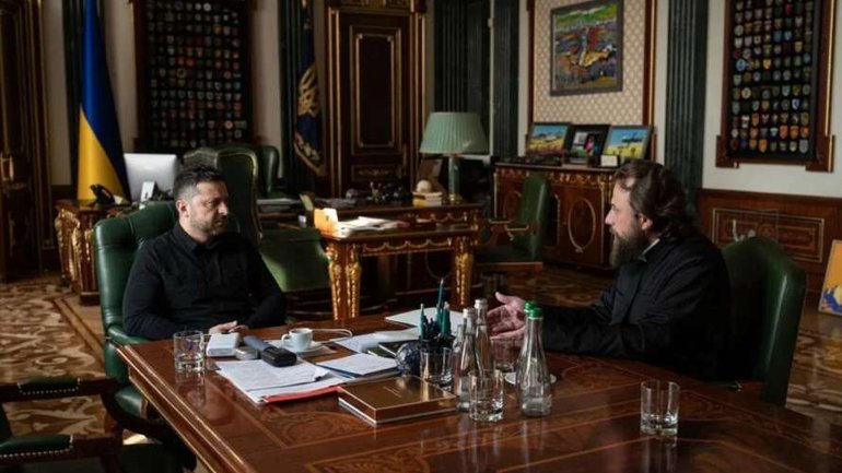 Зеленський зустрівся із намісником Києво-Печерської лаври - фото 1