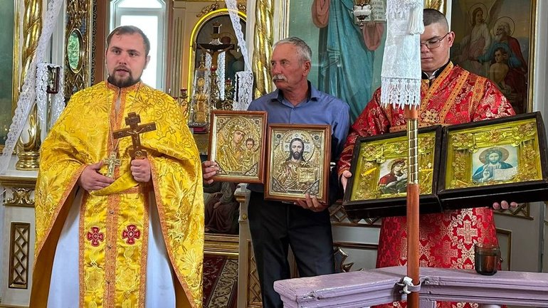 Вісім ікон зі зруйнованого на Запоріжжі храму зберігатимуть на Волині - фото 1