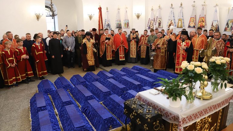 На Львівщині перепоховали останки 26 жертв комуністичного тоталітарного режиму - фото 1