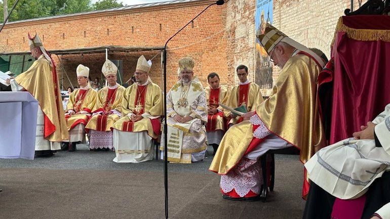 Глава УГКЦ архиєпископу Ґаллаґеру: «Передайте Папі Леву XIV любов і відданість українського народу» - фото 1