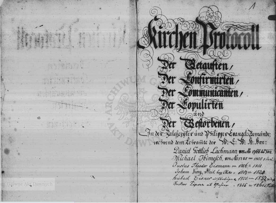 Німецька метрика із Заліщик, 1771-1851 рр. - фото 52461