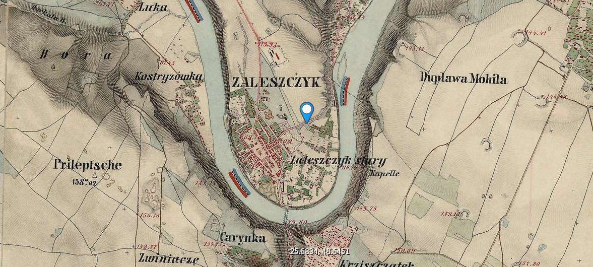 Заліщики, Пилипче, мапа 1861-1864 рр. - фото 52466