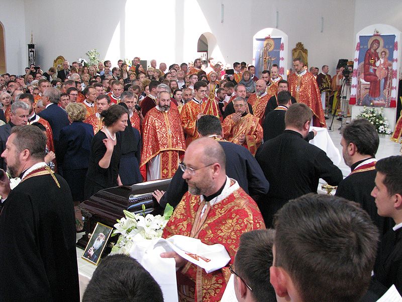 Погребення Блаженнішого Любомира (Гузара) у Патріаршому соборі УГКЦ в Києві - фото 55787