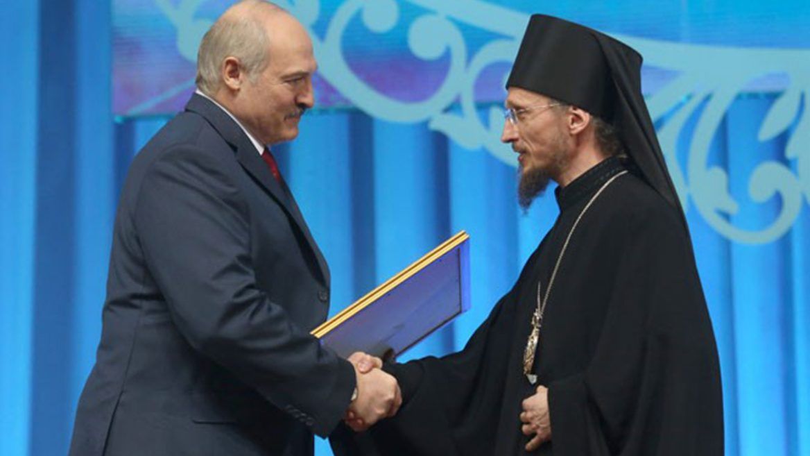 Олександр Лукашенко та єпископ Веніамін (Тупеко) - фото 57659