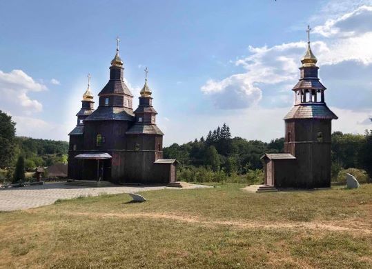 У Холодному Яру почали будівництво дзвіниці козацького храму Петра Калнишевського - фото 57722