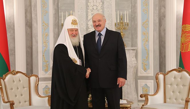 Патріарх Кирил знову привітав Лукашенка - фото 57761