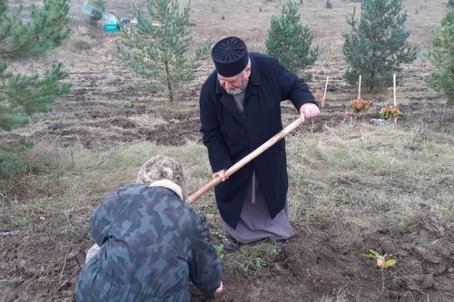 Митрополит УГКЦ взяв участь у висадженні 3000 дубів на Тернопільщині - фото 60196