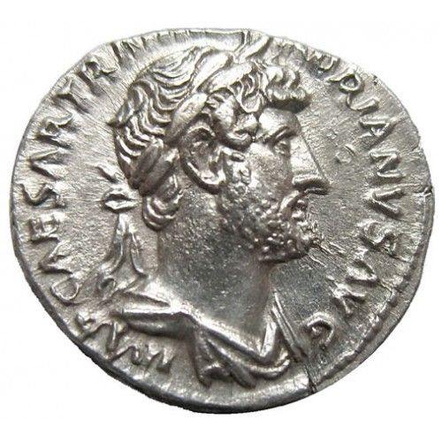 Срібний динарій імператора Адріана (І-ІІст. по РХ) - фото 60571