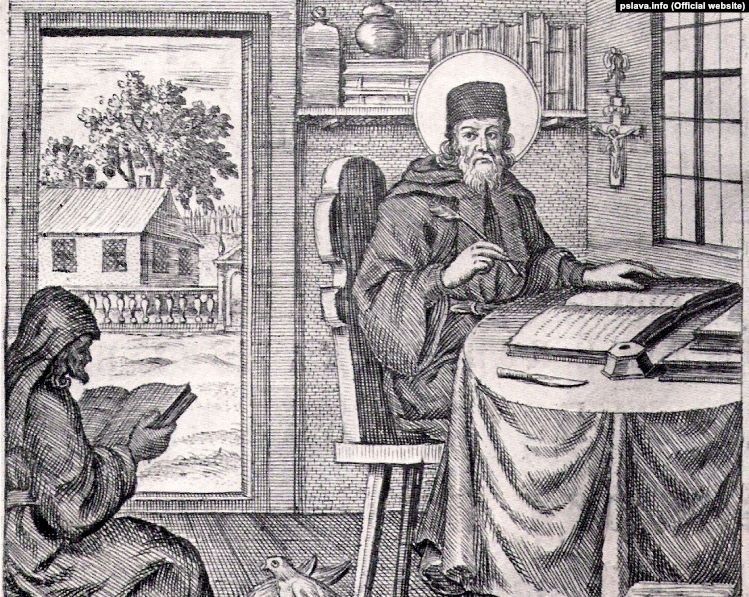 Зображення Нестора-Літописця на гравюрі Леонтія Тарасевича, гравера кінця XVII – початку XVIII століття - фото 61619