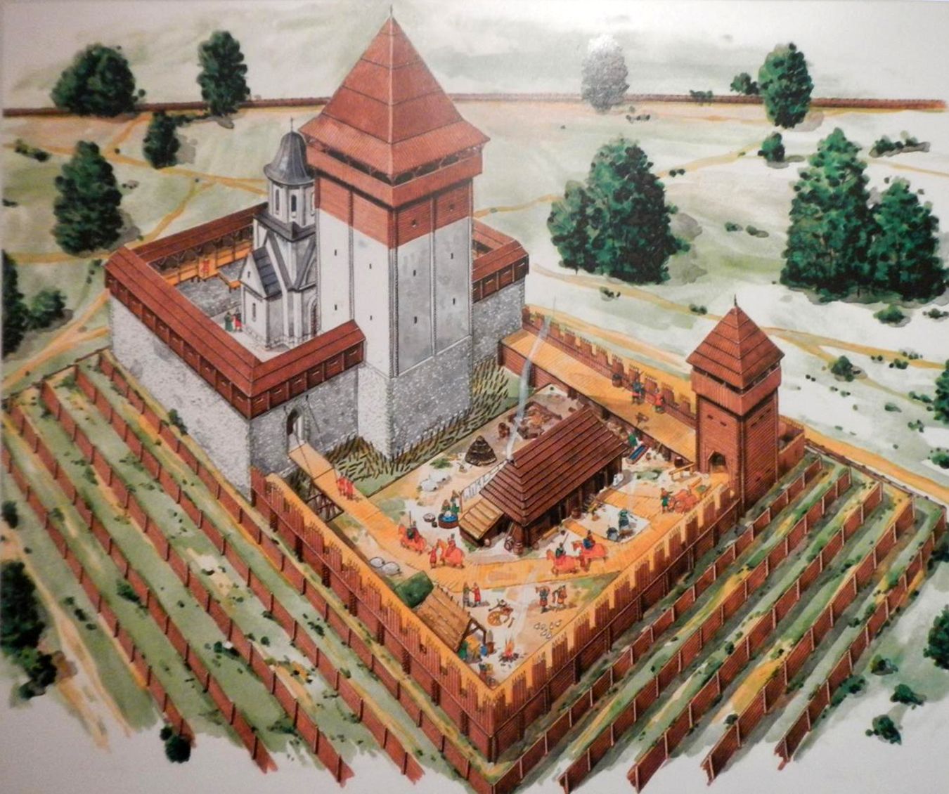 Реконструкція замку князя Данила у Холмі - фото 61656