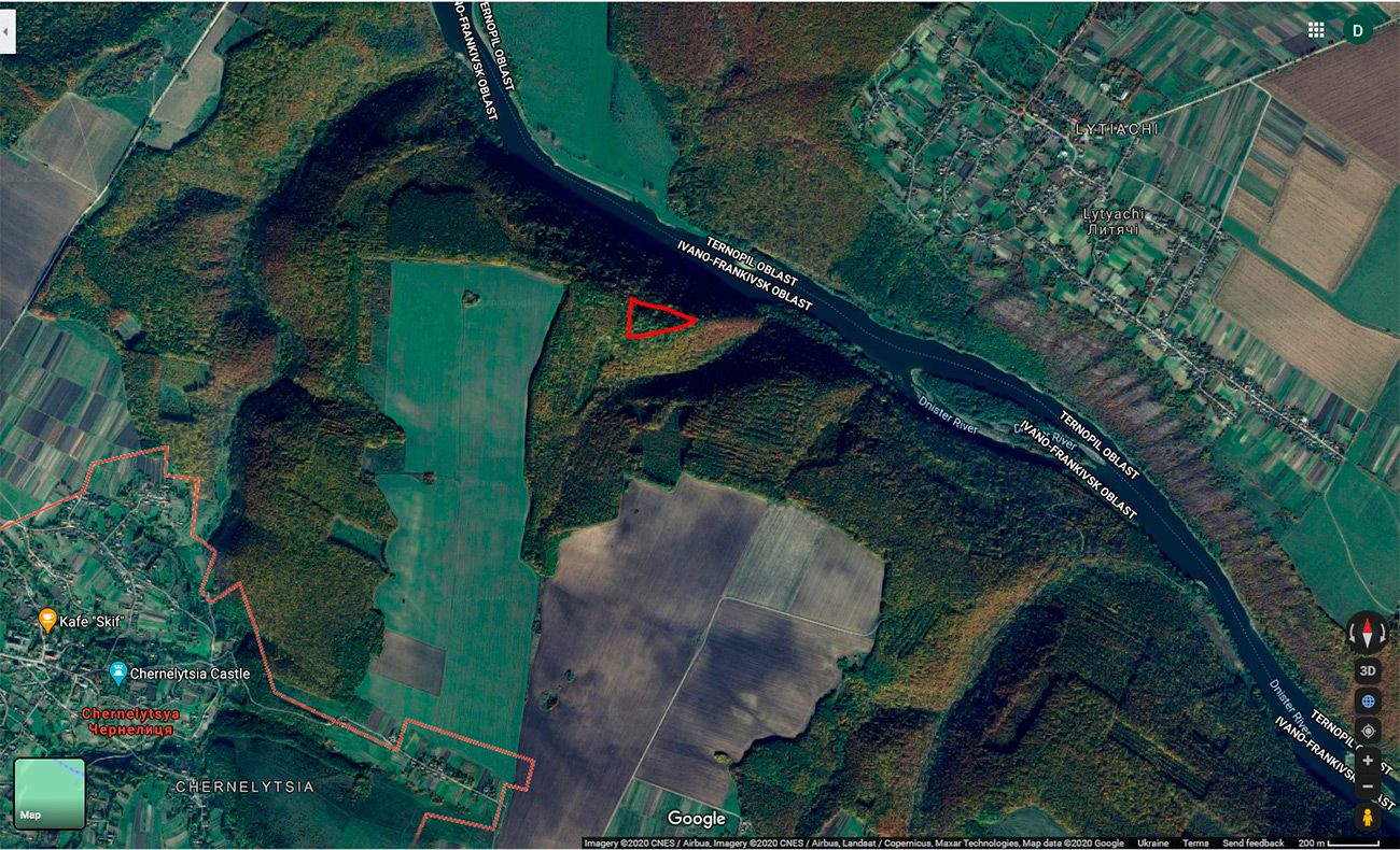 Червоним позначено територію первісної ЧерЛениці… - фото 63661