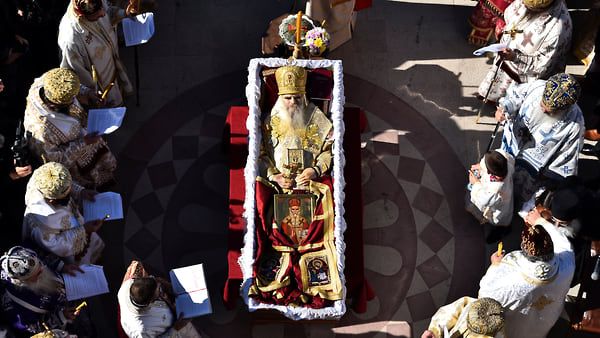 Поховання митрополита Амфілохія. Подгориця, Чорногорія. 1 листопада 2020 р. - фото 64437