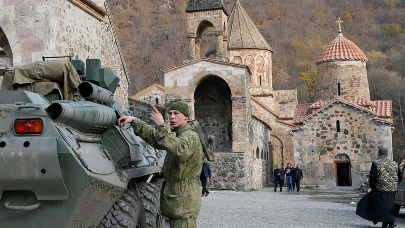 Дадіванк і ще один монастир в Карабасі взяли під охорону російські миротворці - фото 64458