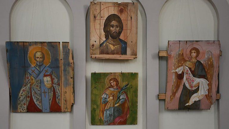 В Укроборонпромі відкрилась виставка «Ікони на ящиках з-під набоїв» - фото 68000