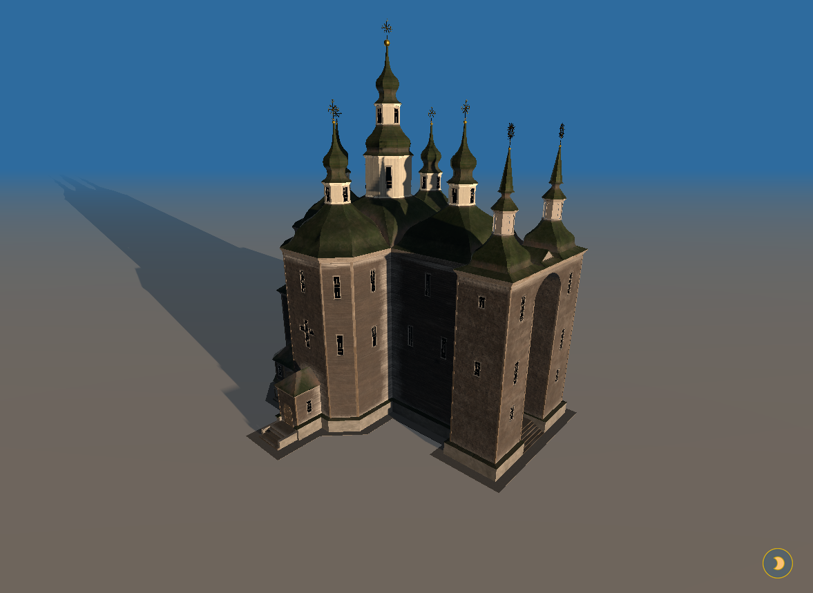 Віртуальний 3D-вигляд храму в Березні. Ніч - фото 68993