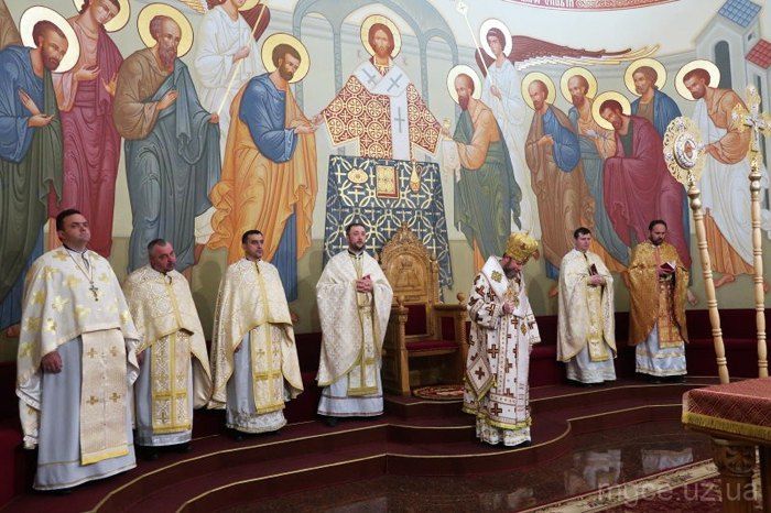Архієрейське богослужіння Мукачівської Греко-Католицької Єпархії, Мукачево, 03 квітня 2021 - фото 70669