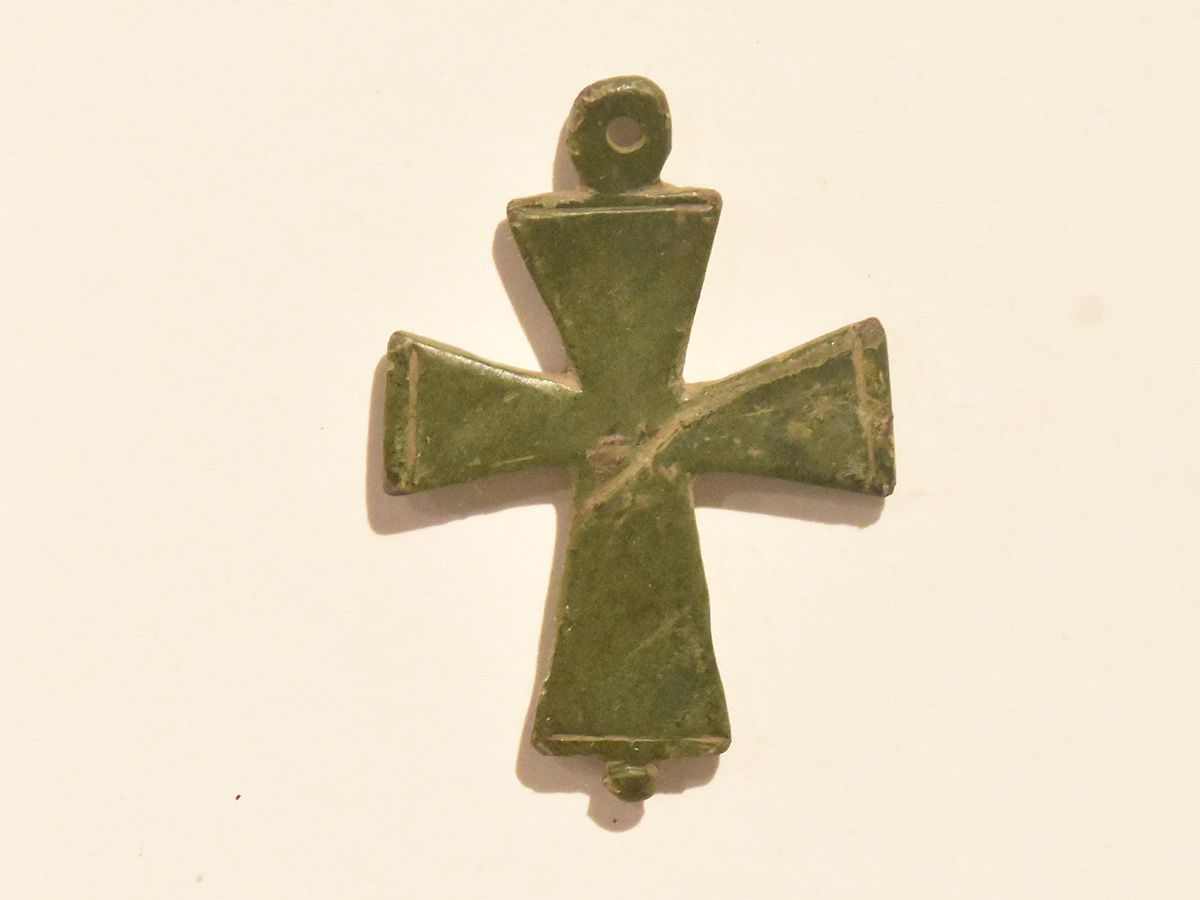 Натільний хрест-зґарда. XIV ст. - фото 71960