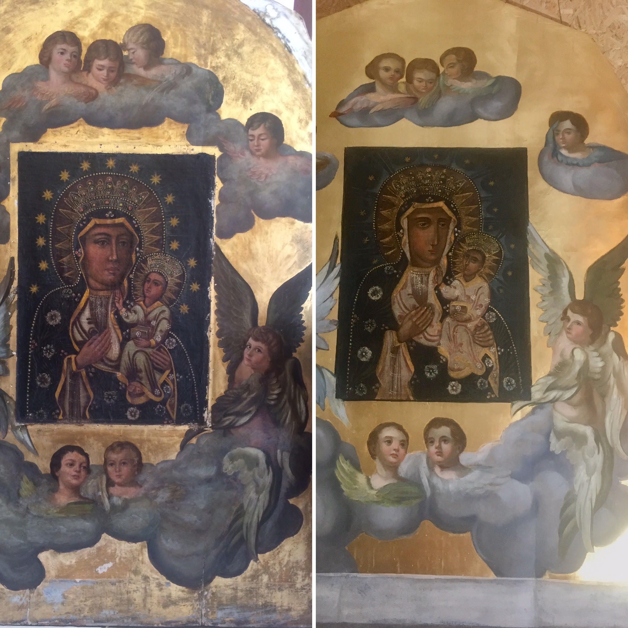 Ікона до і після реставрації - фото 73032