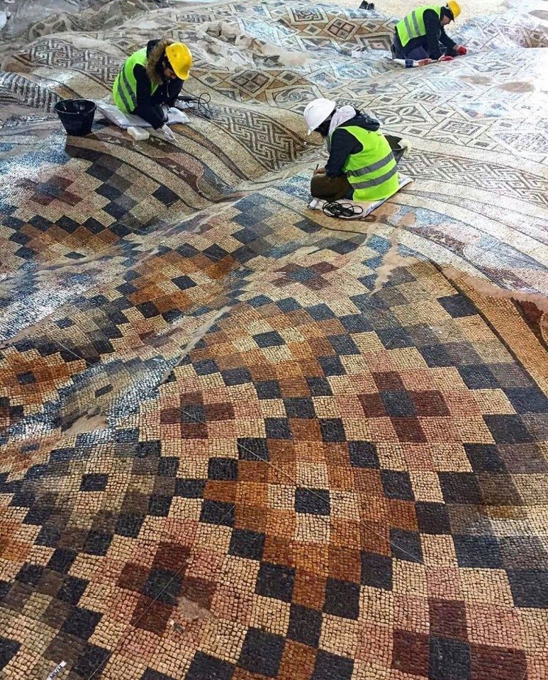 Відкриття найбільшої в світі мозаїки (1050 кв. м.) під готелем Museum, Антакья, Туреччина - фото 73673