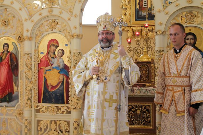 Патріарх Святослав в історичному Галичі освятив новий храм трьох блаженних священномучеників УГКЦ - фото 76527