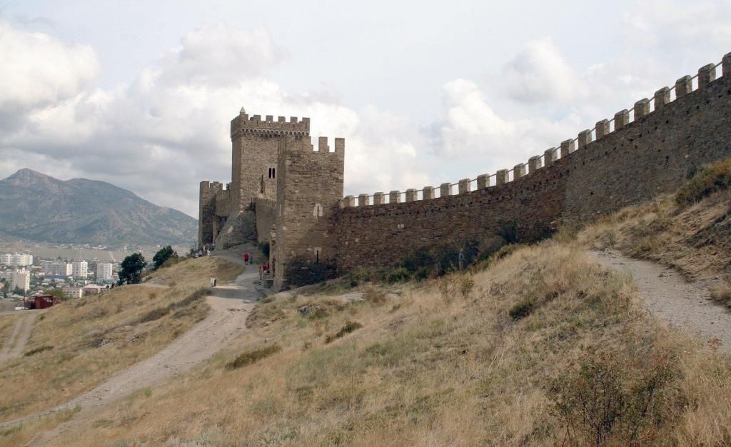 Genoese fortress, Sudak, occupied Crimea  - фото 76582