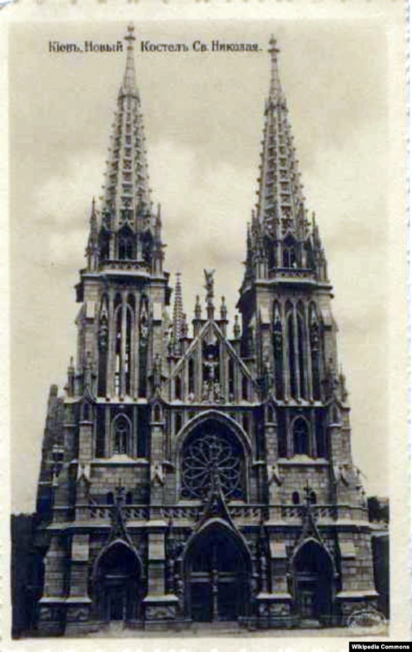 Костел святого Миколая в Києві. Фото 1915 року - фото 82357