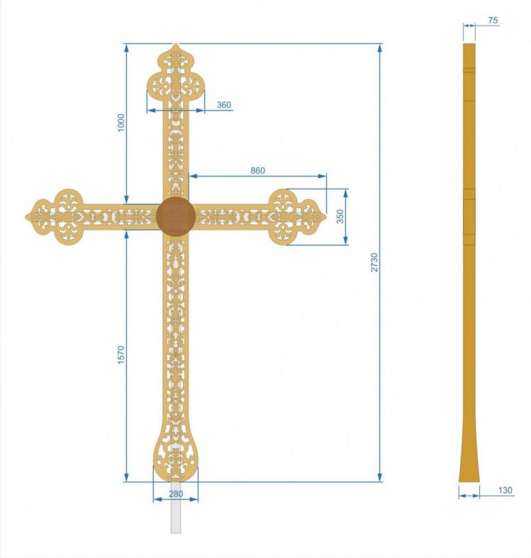 У Києві почали реставрацію хреста на Софійському соборі, який зірвало вітром - фото 87237