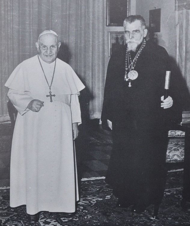 Йосиф Сліпий та Папа Римський Іван ХХІІІ. - фото 87349