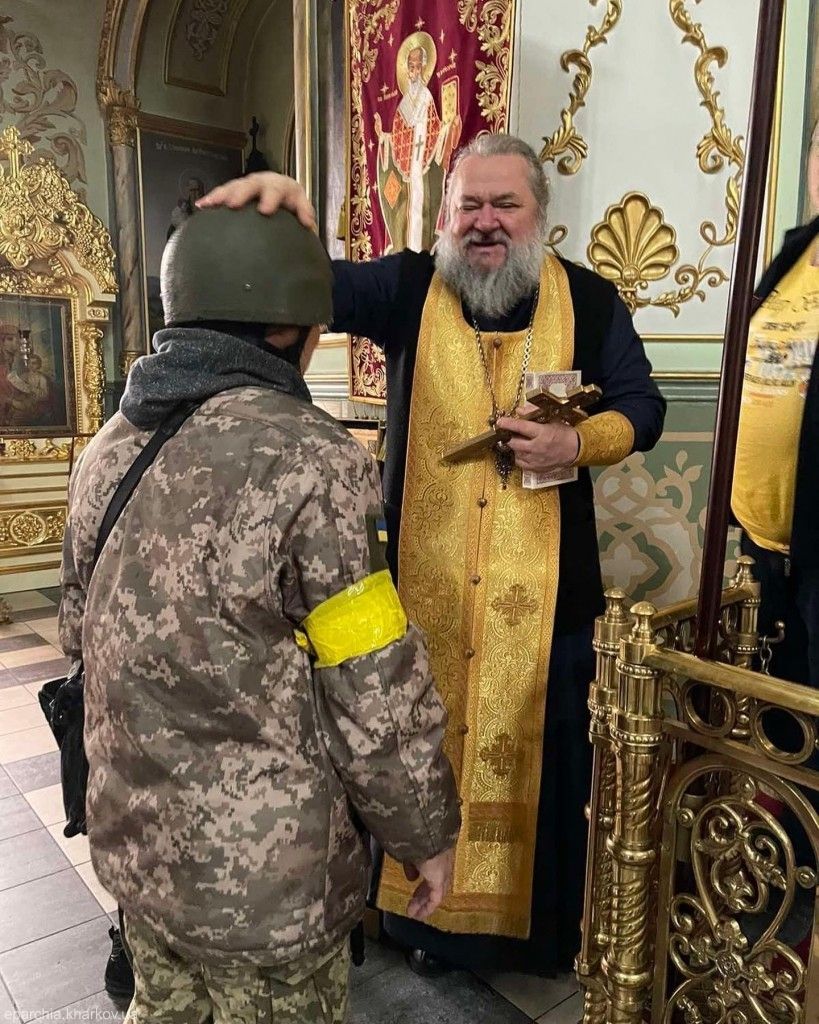 Благословення українського воїна в храмі МП - фото 89382