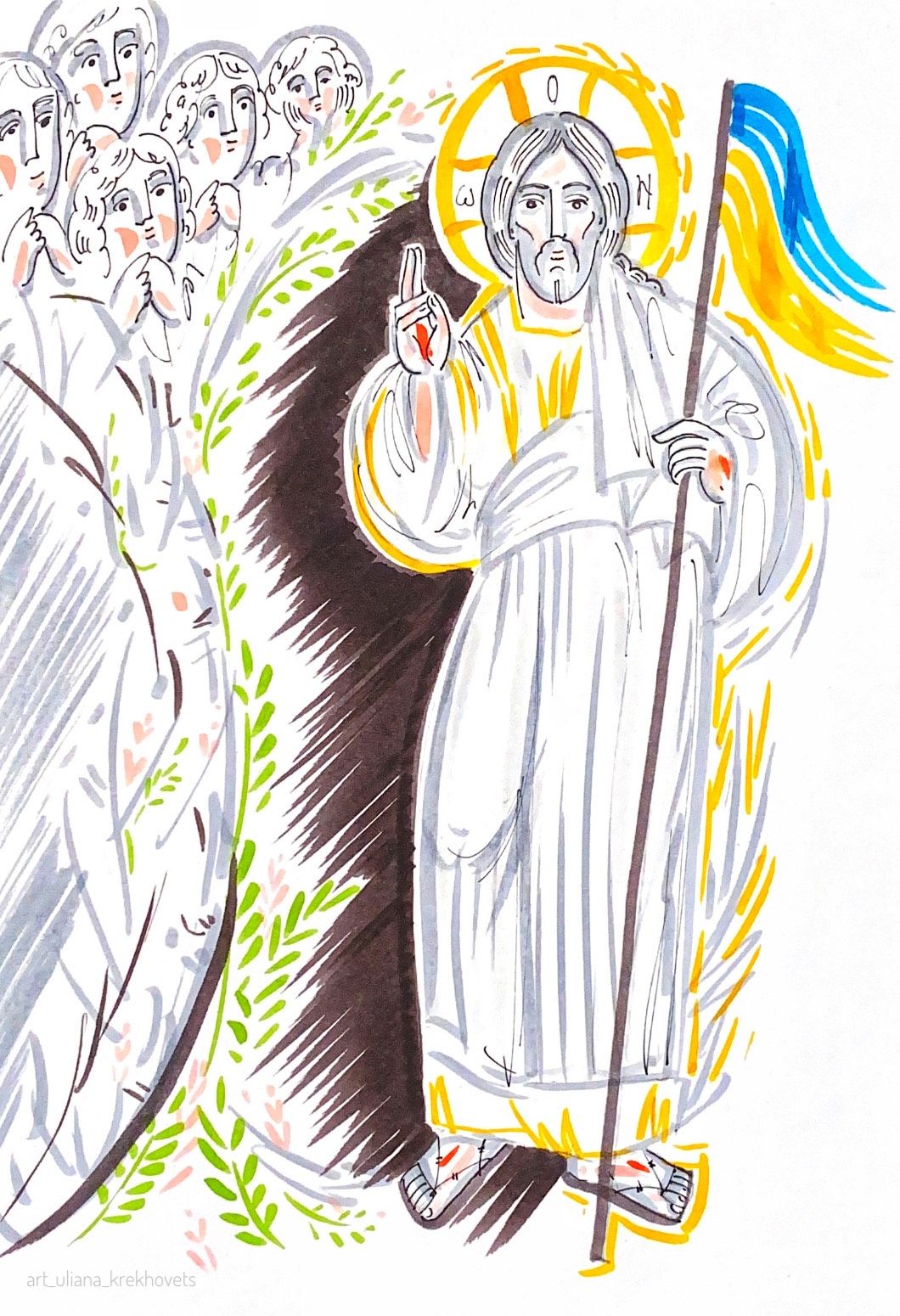 Христос Воскрес і смерть подолав, а у виразках Своїх сьогодні несе біль України - фото 91927