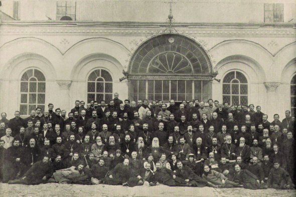 Учасники Другого Всеукраїнського православного церковного собору, Київ, 17 жовтня 1927 року - фото 93807