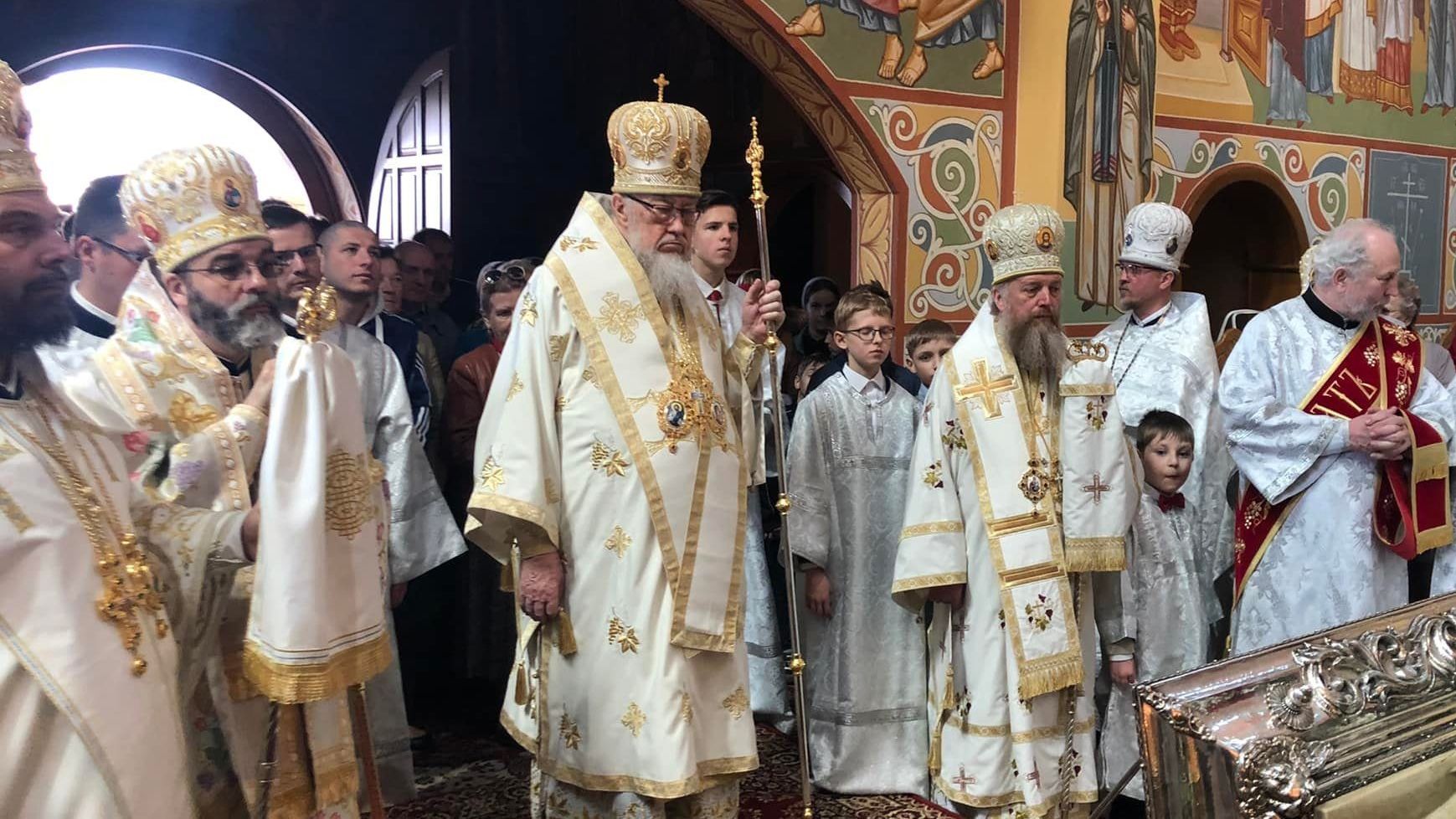 The Liturgical celebration in honour of St. Gabriel of Bialystok in the Orthodox nunnery in Zwierki, Poland, presided over by Metropolitan Sava of Warsaw on 3rd May 2022 - фото 93892