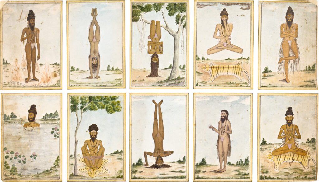 Йоґіни практикують гатха-йоґу (бл. 1825, British Museum Collection) - фото 95352