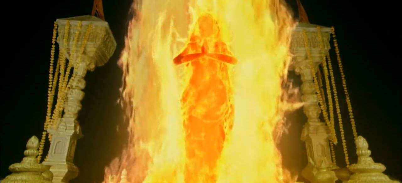 Народження Драупаді з жертвенного вогню - фото 98182