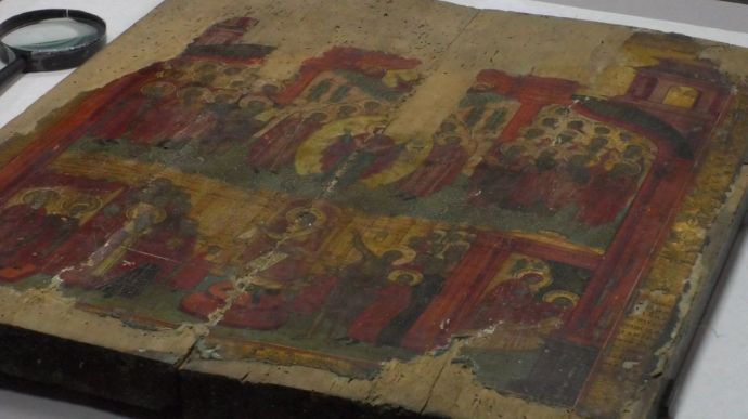Russians steal ancient icons from Ukrainian Orthodox church in Enerhodar - фото 102376