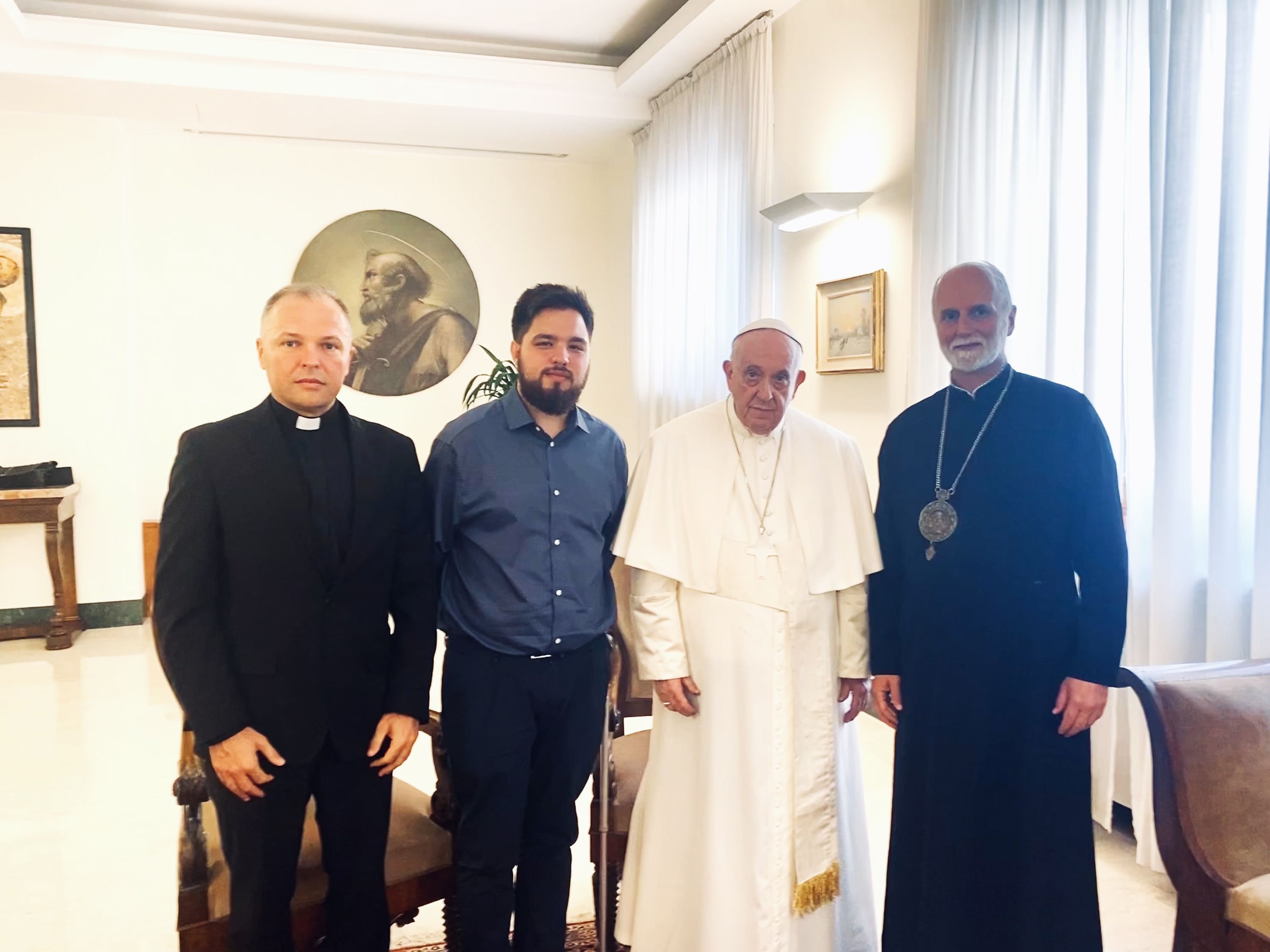 Зустріч з Папою за участі владики Бориса Ґудзяка - фото 102680
